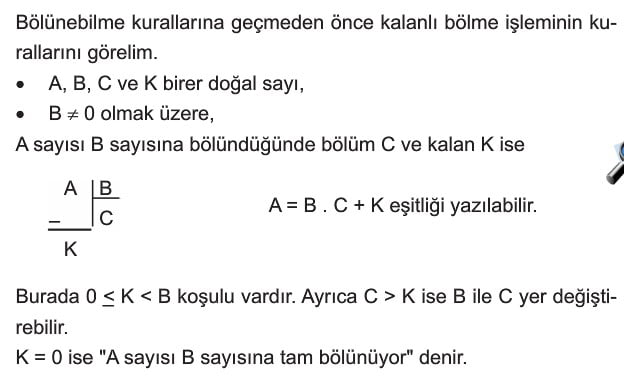 Bolunebilme Kurallari Konu Anlatimi Test Sorulari Cozumleri 9 Sinif